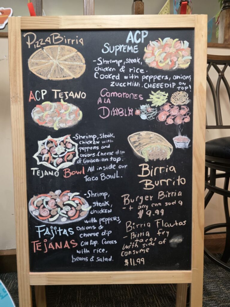 Rancherito Menu 1